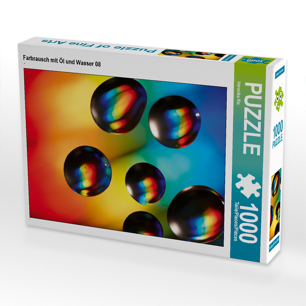 CALVENDO® Puzzle CALVENDO Puzzle Farbrausch mit Öl und Wasser 08 1000 Teile Foto-Puzzle für glückliche Stunden