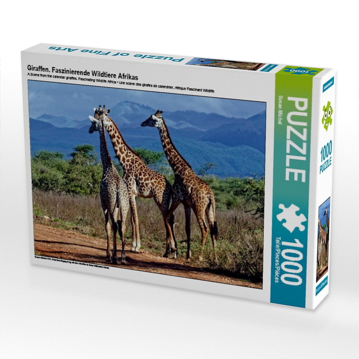CALVENDO® Puzzle CALVENDO Puzzle Giraffen. Faszinierende Wildtiere Afrikas 1000 Teile Foto-Puzzle für glückliche Stunden