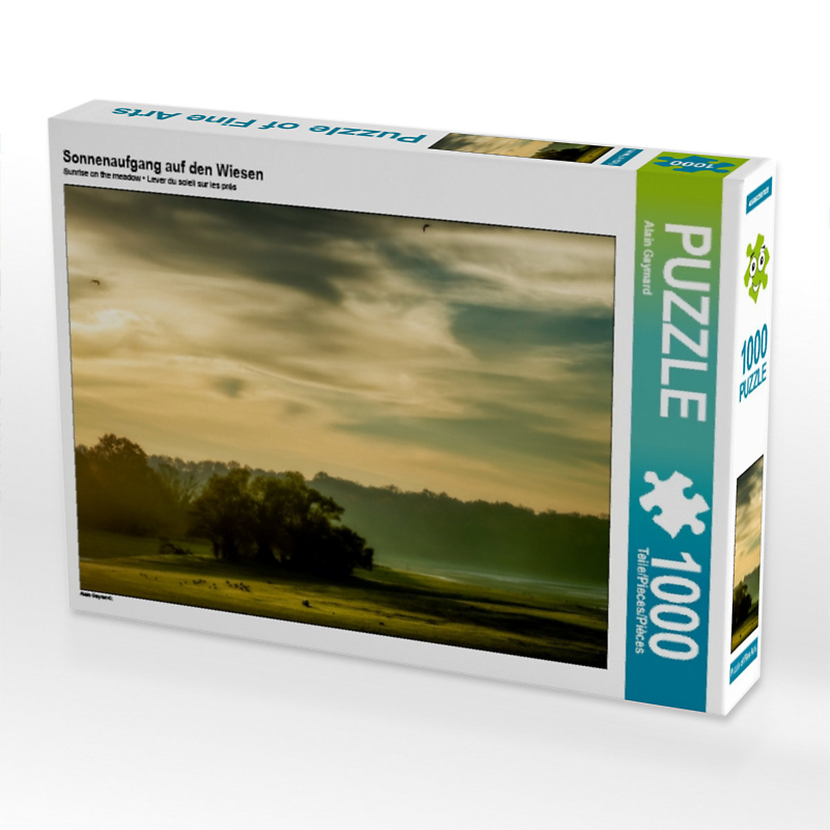 CALVENDO® Puzzle CALVENDO Puzzle Sonnenaufgang auf den Wiesen 1000 Teile Foto-Puzzle für glückliche Stunden