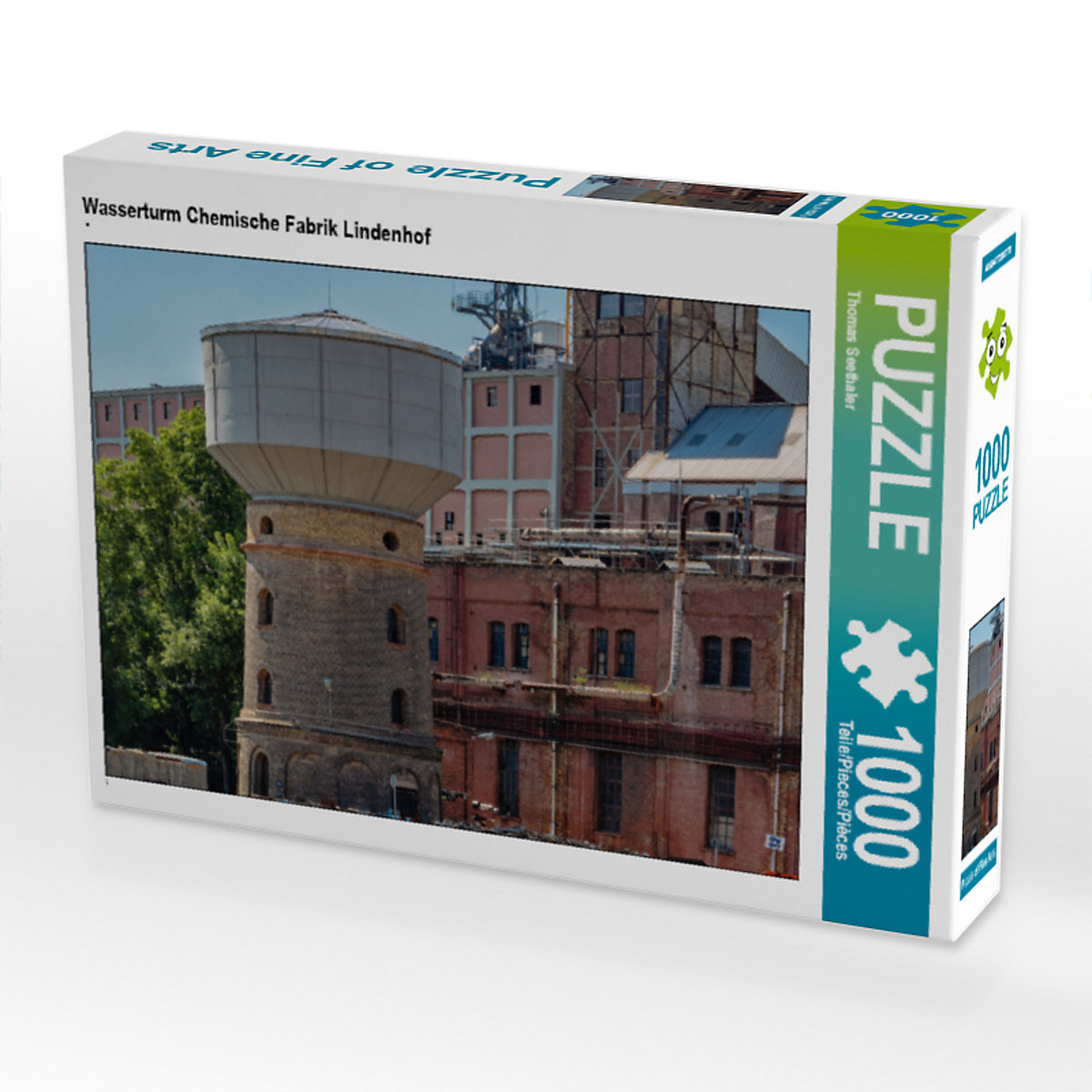 CALVENDO® Puzzle CALVENDO Puzzle Wasserturm Chemische Fabrik Lindenhof 1000 Teile Foto-Puzzle für glückliche Stunden