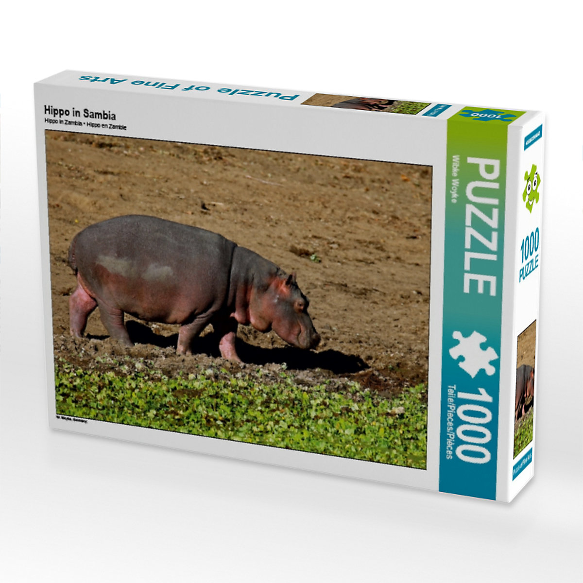 CALVENDO® Puzzle CALVENDO Puzzle Hippo in Sambia 1000 Teile Foto-Puzzle für glückliche Stunden