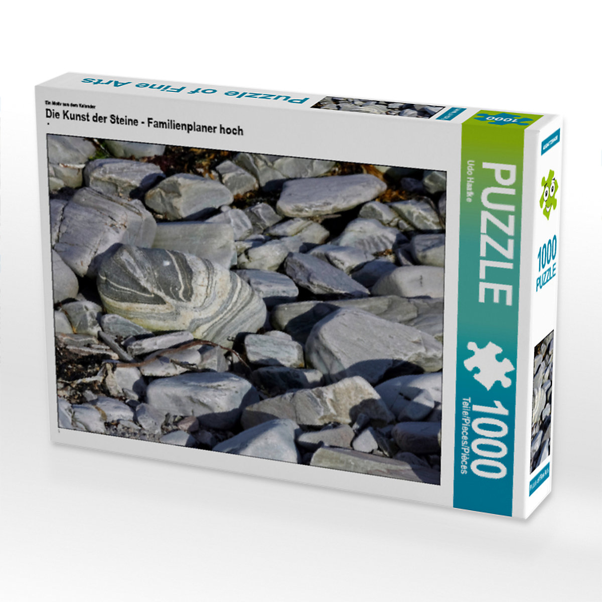 CALVENDO® Puzzle CALVENDO Puzzle Die Kunst der Steine Familienplaner hoch 1000 Teile Foto-Puzzle für glückliche Stunden