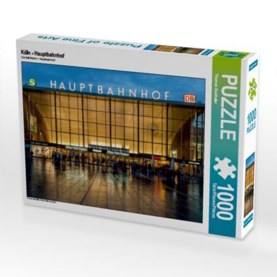 CALVENDO® Puzzle CALVENDO Puzzle Köln Hauptbahnhof 1000 Teile Foto-Puzzle für glückliche Stunden