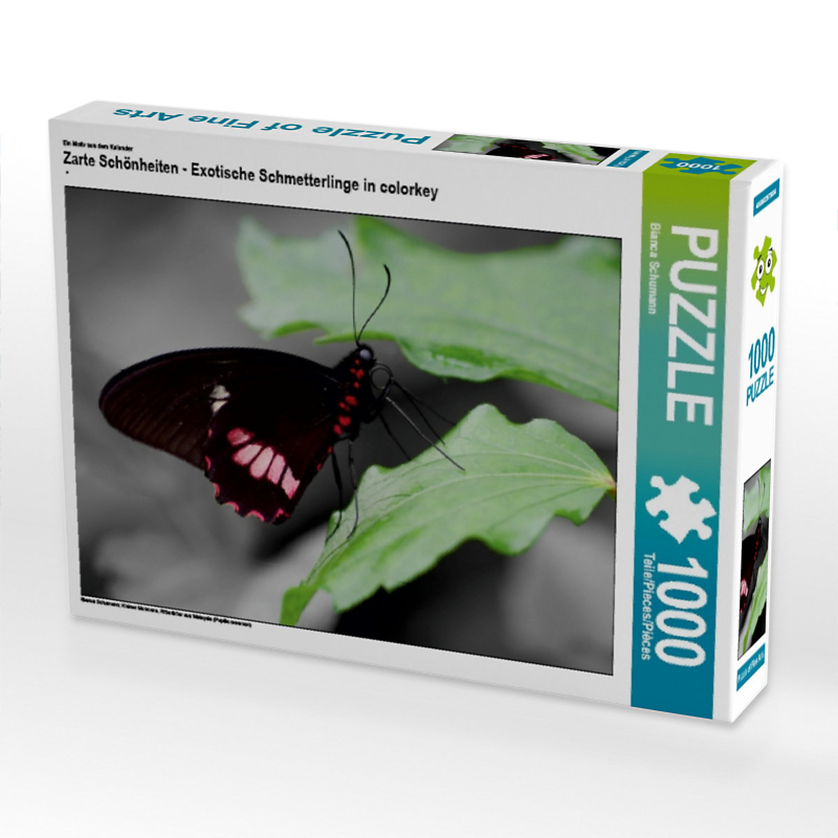 CALVENDO® Puzzle CALVENDO Puzzle Zarte Schönheiten Exotische Schmetterlinge in colorkey 1000 Teile Foto-Puzzle für glückliche Stunden