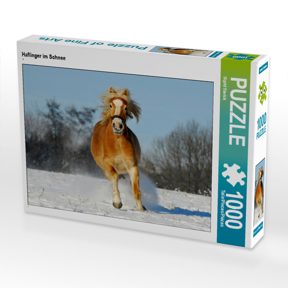 CALVENDO® Puzzle CALVENDO Puzzle Haflinger im Schnee 1000 Teile Foto-Puzzle für glückliche Stunden