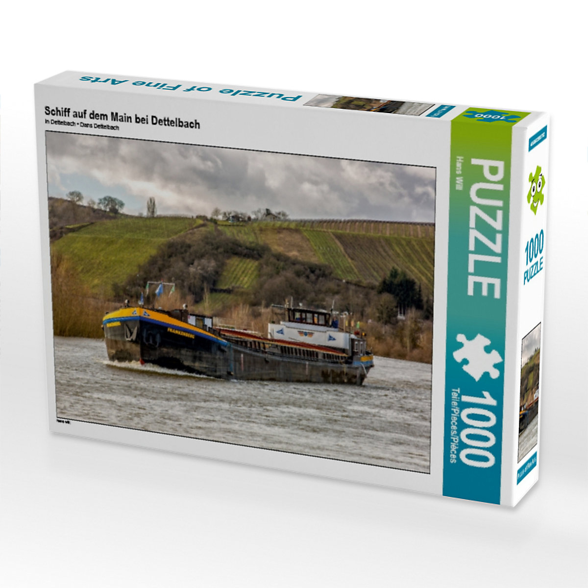 CALVENDO® Puzzle CALVENDO Puzzle Schiff auf dem Main bei Dettelbach 1000 Teile Foto-Puzzle für glückliche Stunden