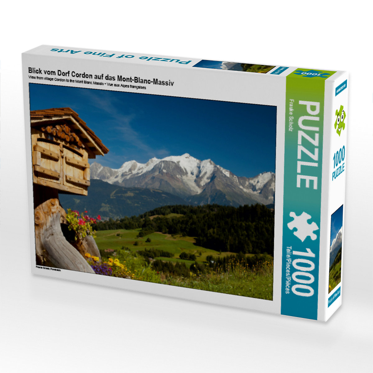 CALVENDO® Puzzle CALVENDO Puzzle Blick vom Dorf Cordon auf das Mont-Blanc-Massiv 1000 Teile Foto-Puzzle für glückliche Stunden CALVENDO® Puzzle CALVENDO Puzzle Blick vom Dorf Cordon auf das Mont-Blanc-Massiv 1000 Teile Foto-Puzzle für glückliche Stunden
