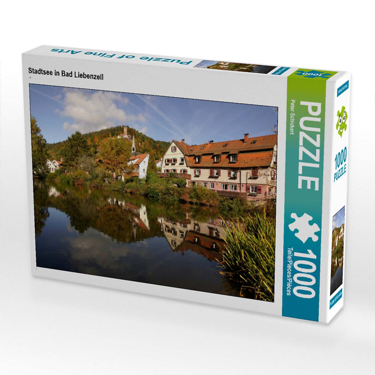 CALVENDO® Puzzle CALVENDO Puzzle Stadtsee in Bad Liebenzell 1000 Teile Foto-Puzzle für glückliche Stunden