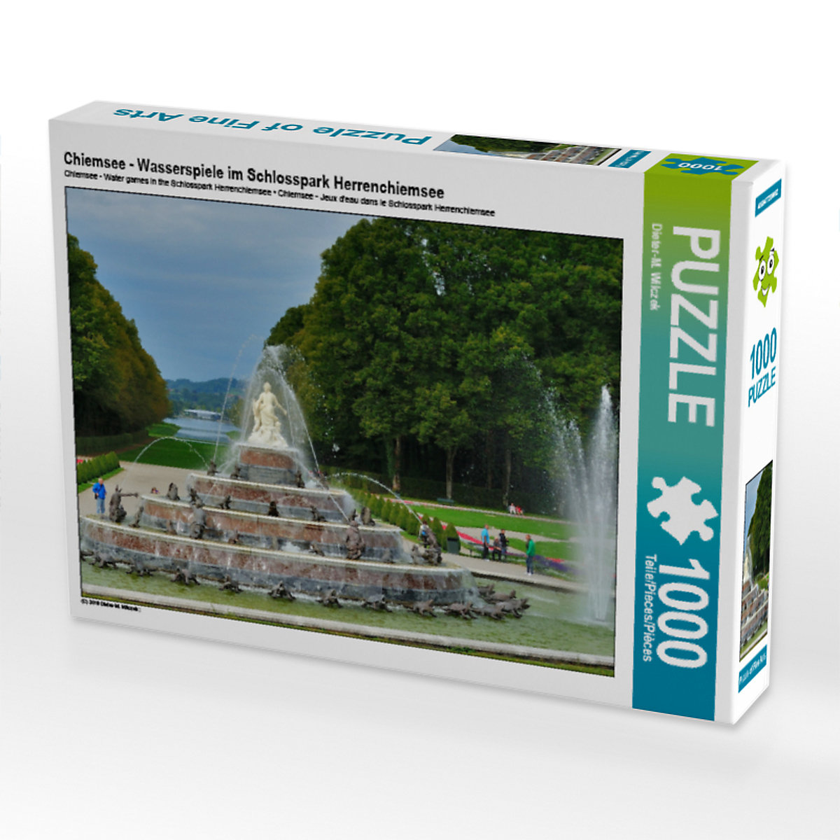 CALVENDO® Puzzle CALVENDO Puzzle Chiemsee Wasserspiele im Schlosspark Herrenchiemsee 1000 Teile Foto-Puzzle für glückliche Stunden