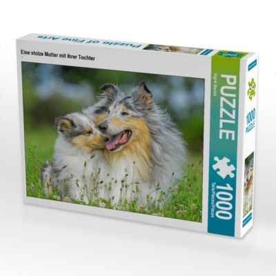 CALVENDO® Puzzle CALVENDO Puzzle Eine stolze Mutter mit ihrer Tochter 1000 Teile Foto-Puzzle für glückliche Stunden