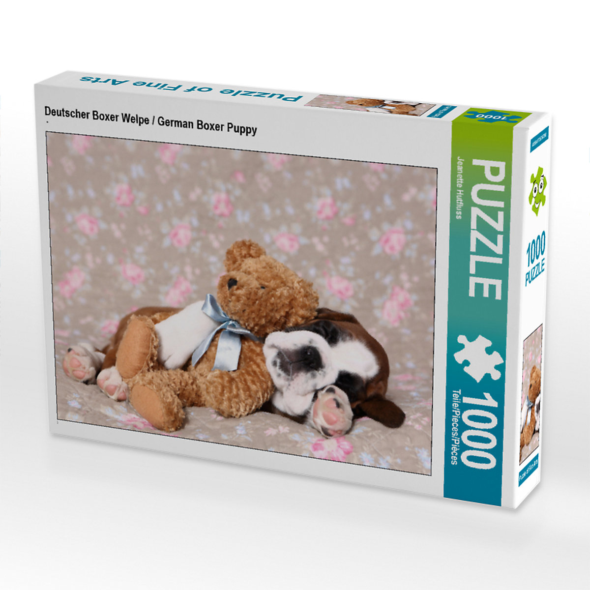 CALVENDO® Puzzle CALVENDO Puzzle Deutscher Boxer Welpe / German Boxer Puppy 1000 Teile Foto-Puzzle für glückliche Stunden