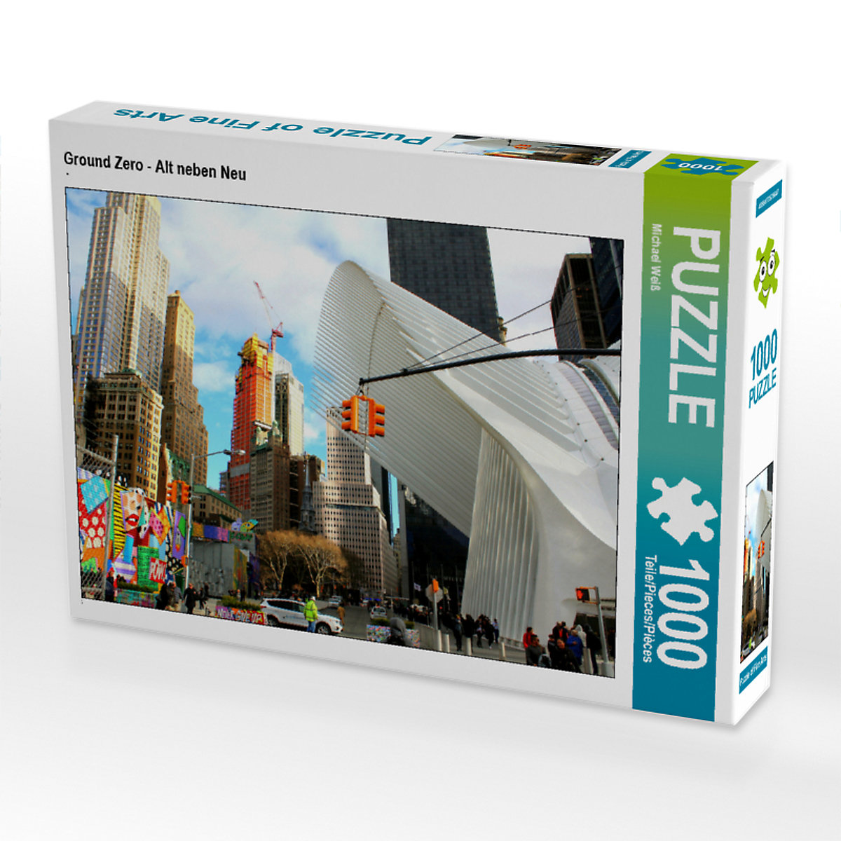 CALVENDO® Puzzle CALVENDO Puzzle Ground Zero Alt neben Neu 1000 Teile Foto-Puzzle für glückliche Stunden