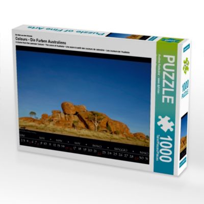CALVENDO® Puzzle CALVENDO Puzzle Colours Die Farben Australiens 1000 Teile Foto-Puzzle für glückliche Stunden