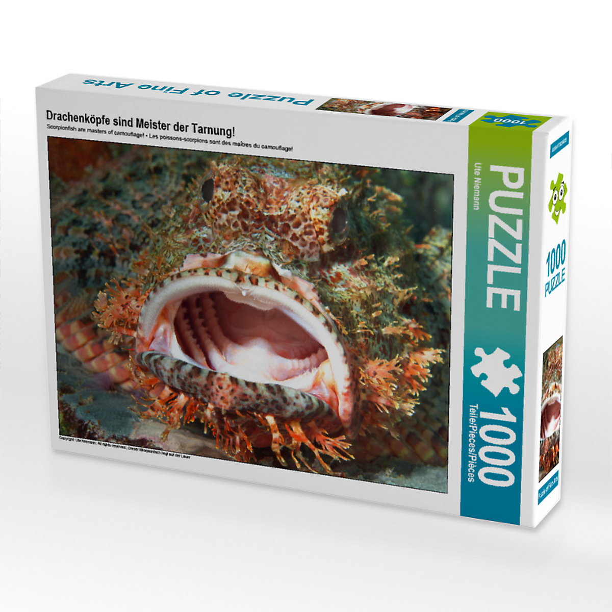 CALVENDO® Puzzle CALVENDO Puzzle Drachenköpfe sind Meister der Tarnung! 1000 Teile Foto-Puzzle für glückliche Stunden