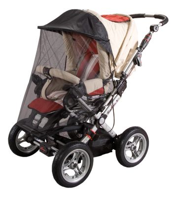 Sonnenblende mit abnehmbarem Insektenschutz, VARIO, schwarz