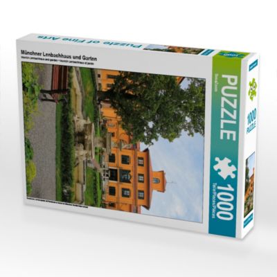 CALVENDO® Puzzle CALVENDO Puzzle Münchner Lenbachhaus und Garten 1000 Teile Foto-Puzzle für glückliche Stunden