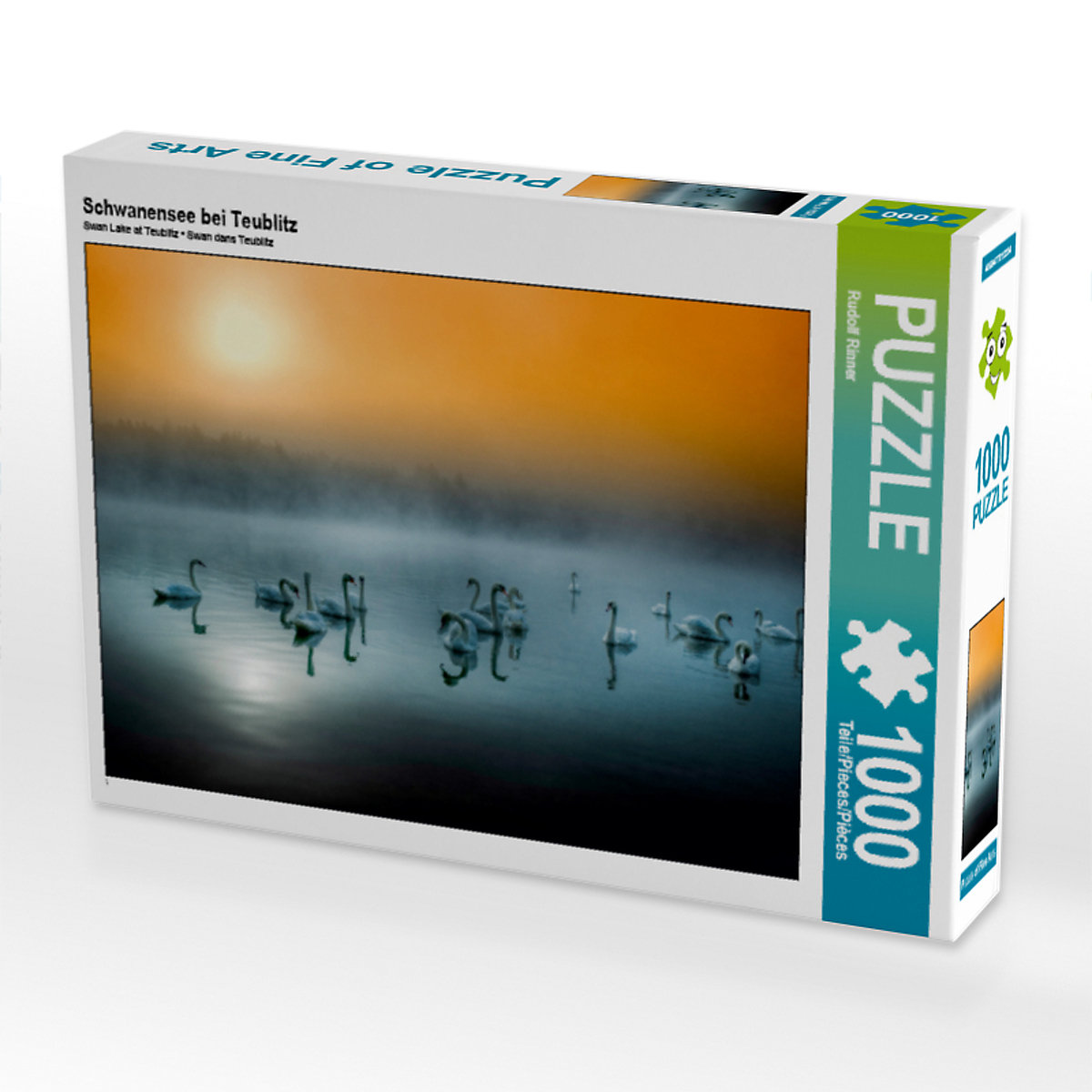 CALVENDO® Puzzle CALVENDO Puzzle Schwanensee bei Teublitz 1000 Teile Foto-Puzzle für glückliche Stunden