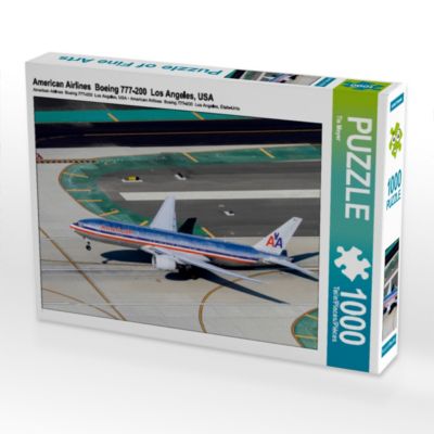 Puzzle CALVENDO Puzzle American Airlines Boeing 777200 Los Angeles