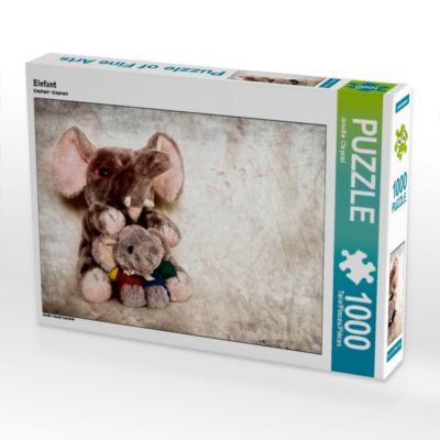 CALVENDO® Puzzle CALVENDO Puzzle Elefant 1000 Teile Foto-Puzzle für glückliche Stunden