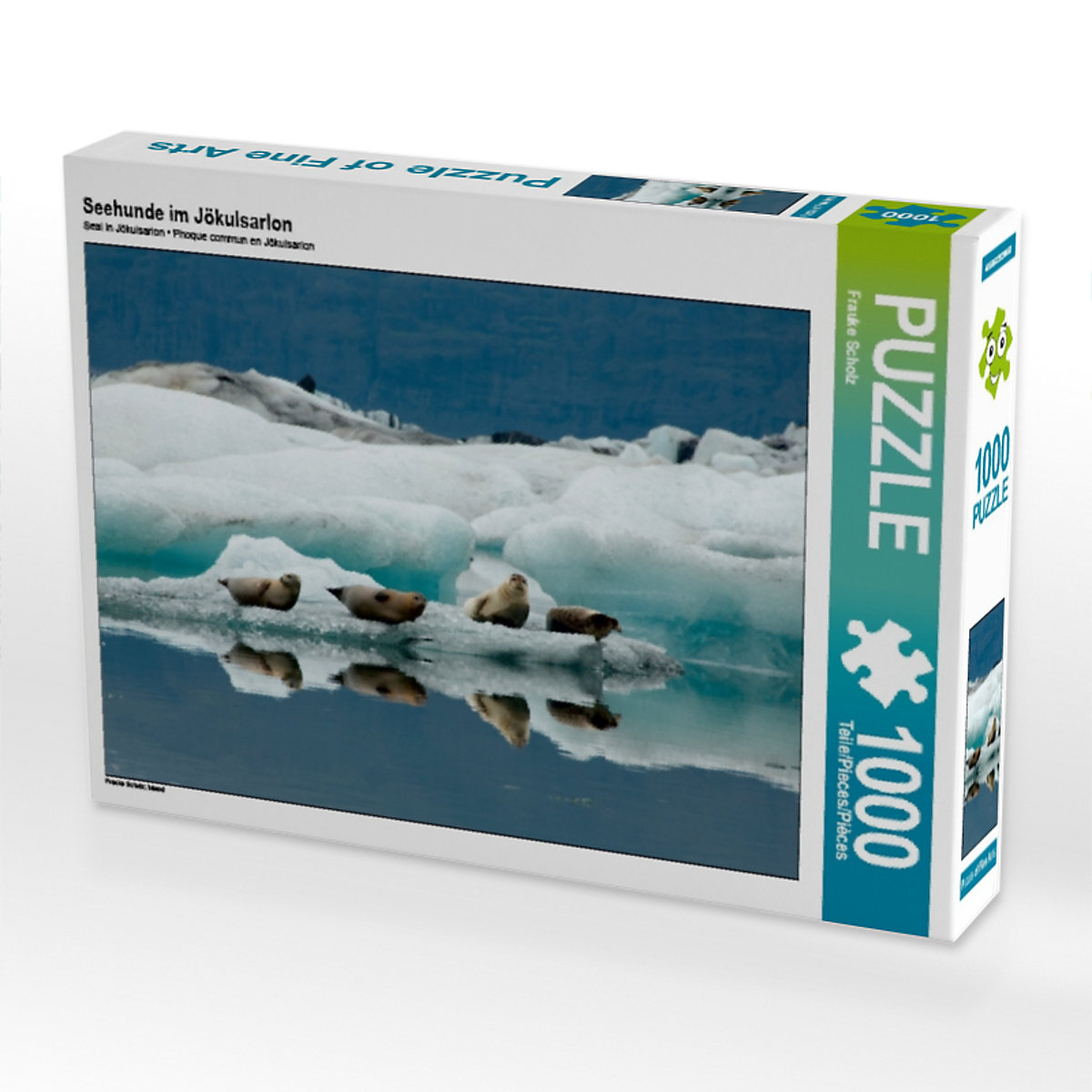 CALVENDO® Puzzle CALVENDO Puzzle Seehunde im Jökulsarlon 1000 Teile Foto-Puzzle für glückliche Stunden