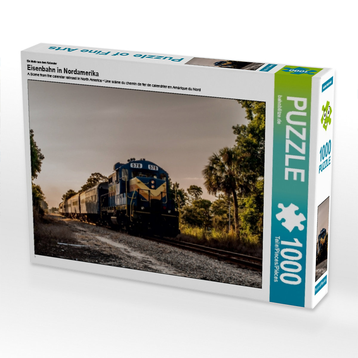 CALVENDO® Puzzle CALVENDO Puzzle Eisenbahn in Nordamerika 1000 Teile Foto-Puzzle für glückliche Stunden