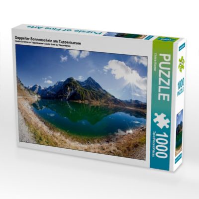 CALVENDO® Puzzle CALVENDO Puzzle Doppelter Sonnenschein am Tappenkarsee 1000 Teile Foto-Puzzle für glückliche Stunden