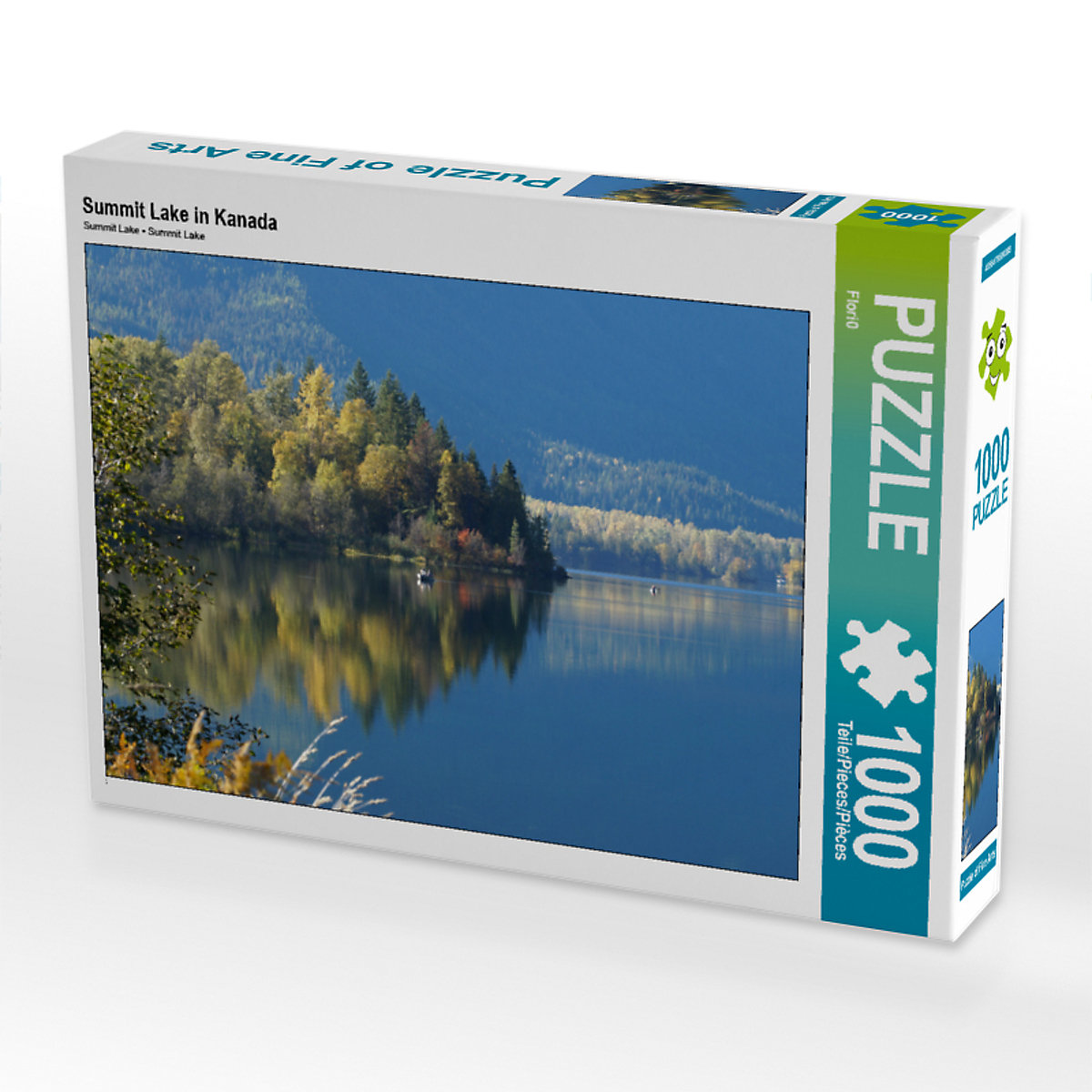 CALVENDO® Puzzle CALVENDO Puzzle Summit Lake in Kanada 1000 Teile Foto-Puzzle für glückliche Stunden
