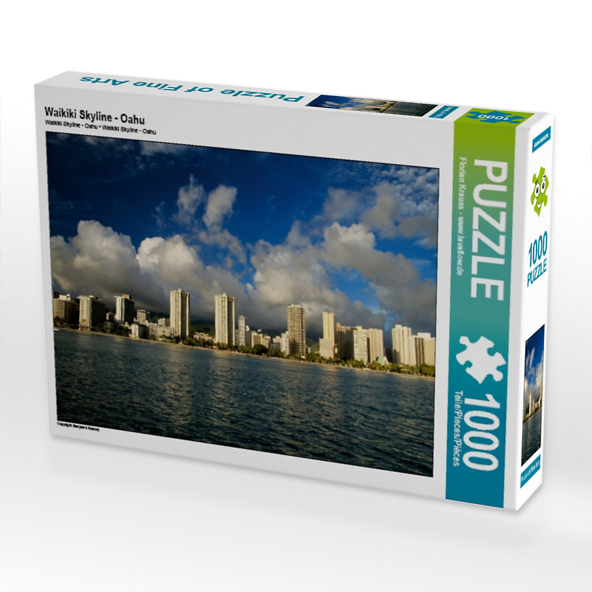 CALVENDO® Puzzle CALVENDO Puzzle Waikiki Skyline Oahu 1000 Teile Foto-Puzzle für glückliche Stunden