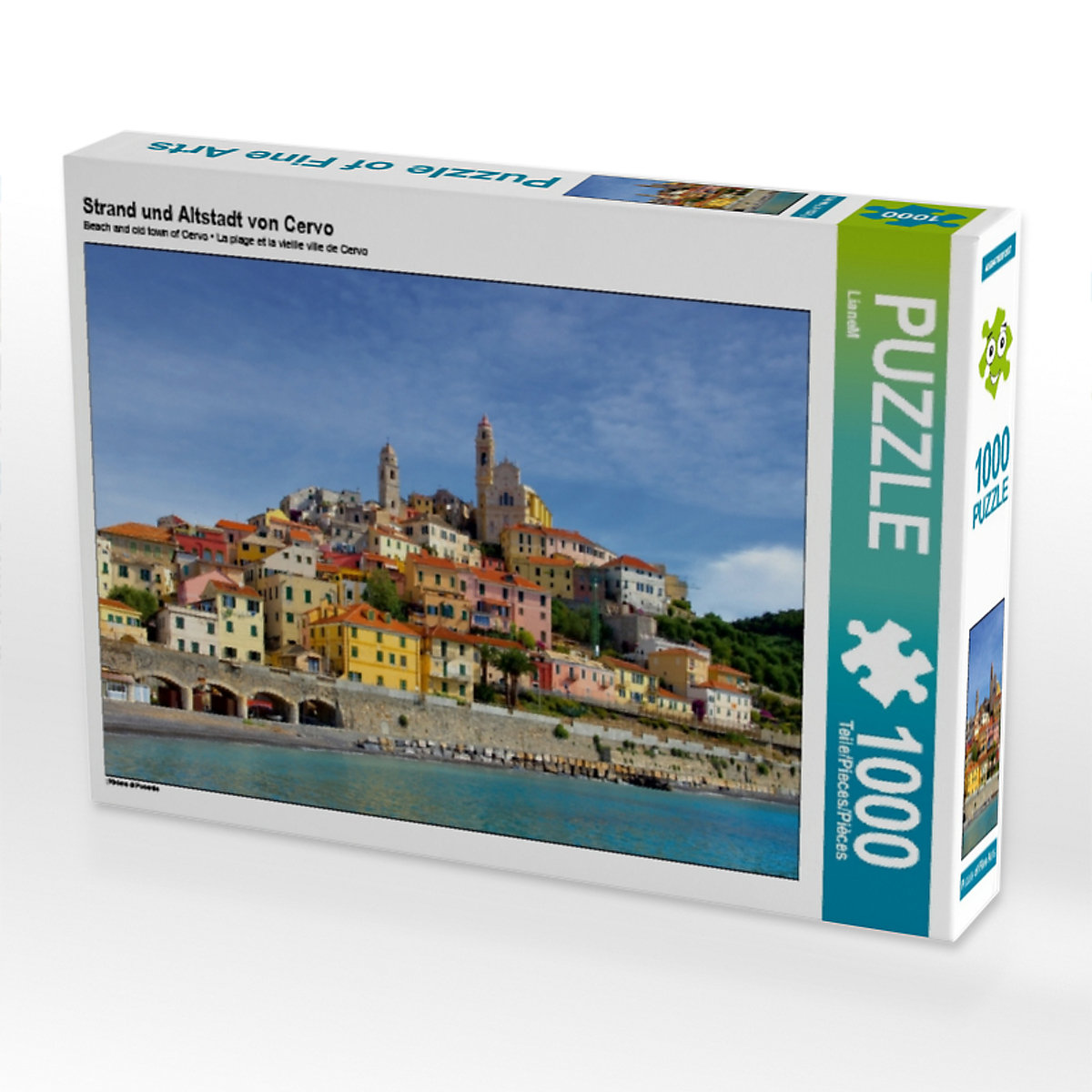 CALVENDO® Puzzle CALVENDO Puzzle Strand und Altstadt von Cervo 1000 Teile Foto-Puzzle für glückliche Stunden CALVENDO® Puzzle CALVENDO Puzzle Strand und Altstadt von Cervo 1000 Teile Foto-Puzzle für glückliche Stunden
