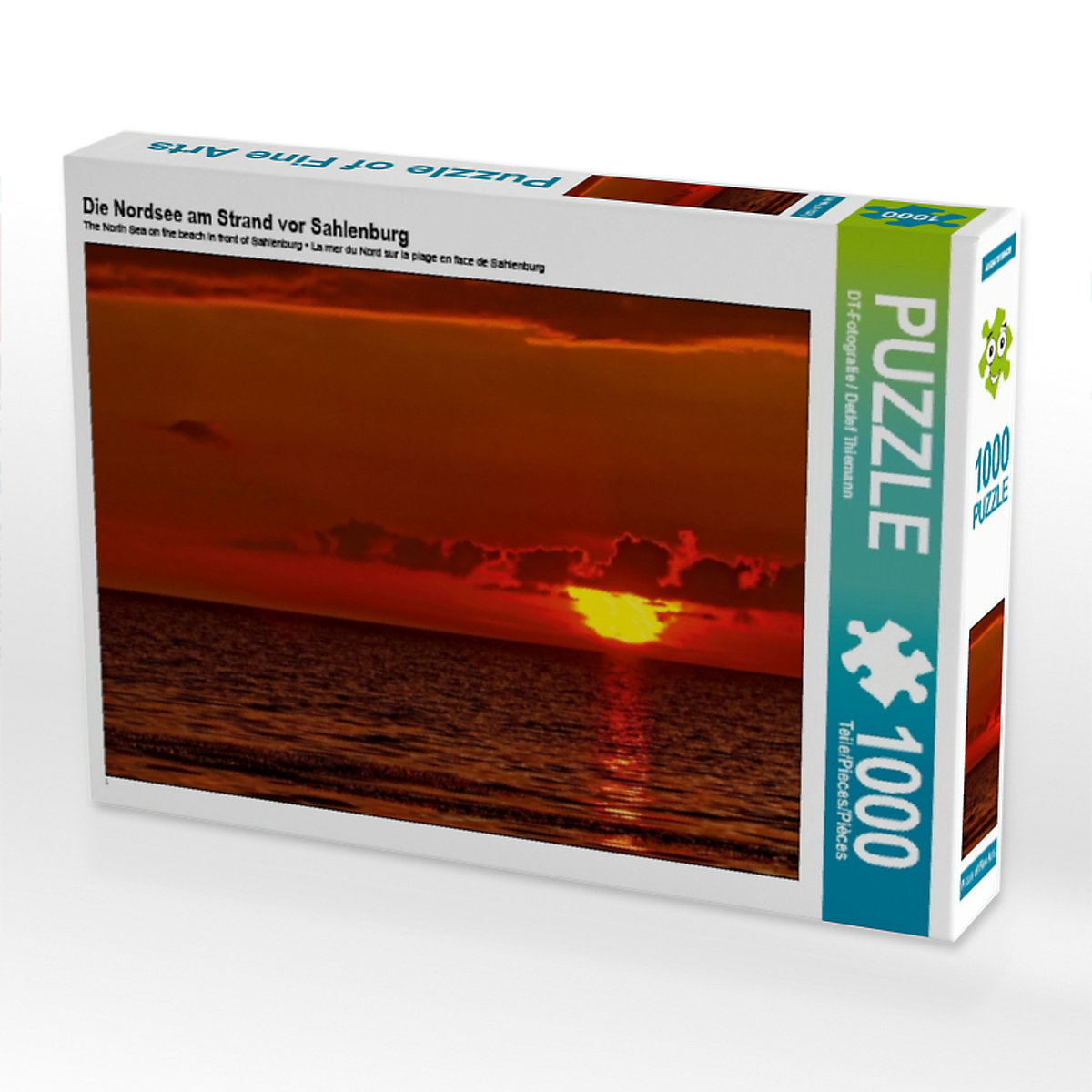 CALVENDO® Puzzle CALVENDO Puzzle Die Nordsee am Strand vor Sahlenburg 1000 Teile Foto-Puzzle für glückliche Stunden