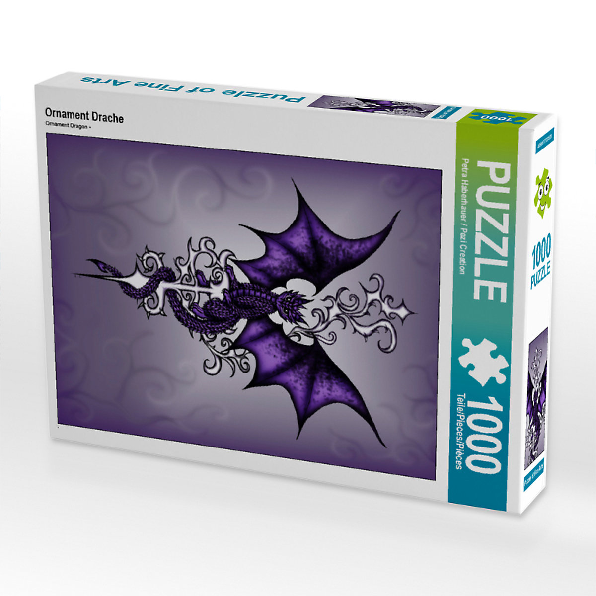 CALVENDO® Puzzle CALVENDO Puzzle Ornament Drache 1000 Teile Foto-Puzzle für glückliche Stunden