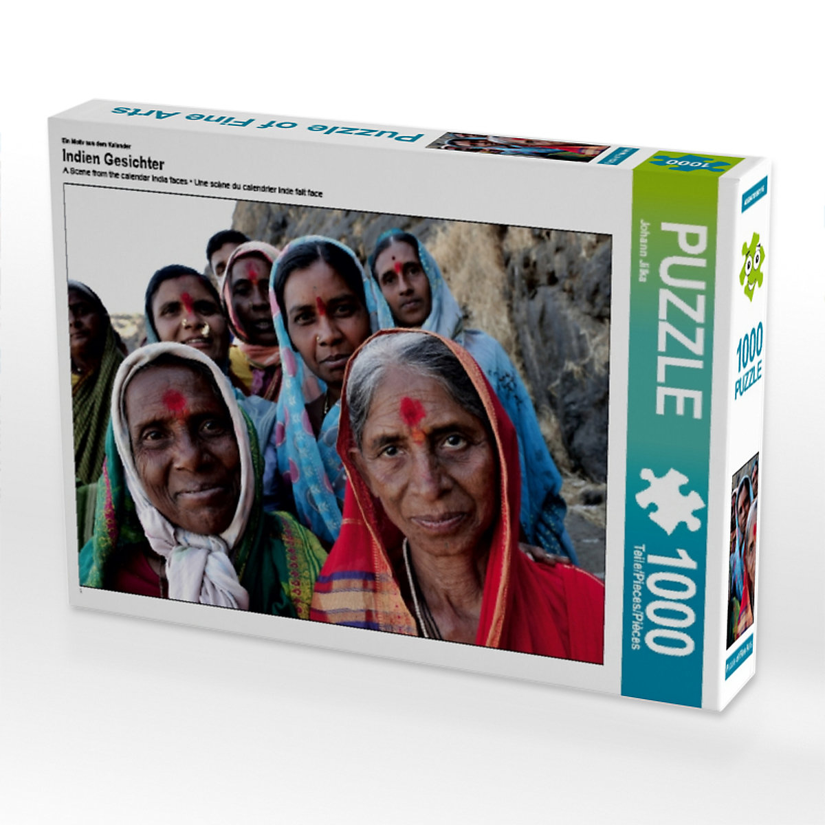 CALVENDO® Puzzle CALVENDO Puzzle Indien Gesichter 1000 Teile Foto-Puzzle für glückliche Stunden