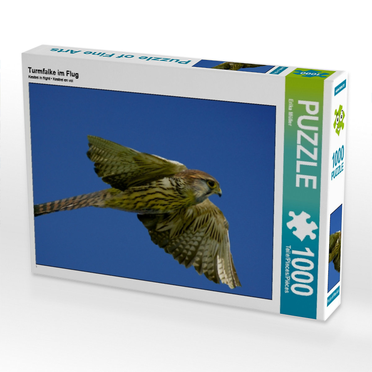 CALVENDO® Puzzle CALVENDO Puzzle Turmfalke im Flug 1000 Teile Foto-Puzzle für glückliche Stunden