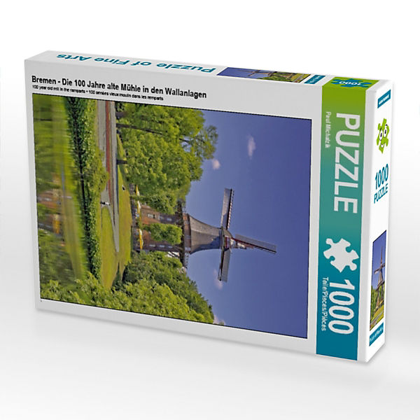 Bremen Die 100 Jahre Alte Muhle In Den Wallanlagen Lege Grosse 48 X 64 Cm Foto Puzzle Bild Von Paul Michalzik Calvendo Mytoys