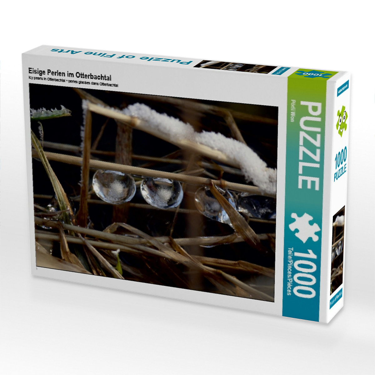 CALVENDO® Puzzle CALVENDO Puzzle Eisige Perlen im Otterbachtal 1000 Teile Foto-Puzzle für glückliche Stunden