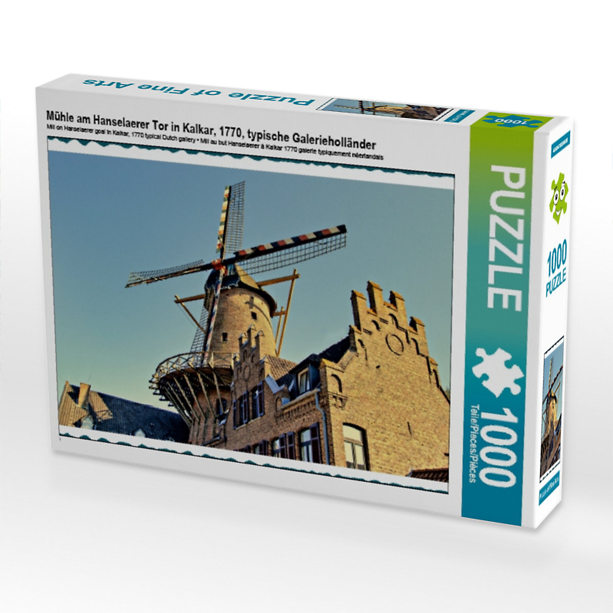CALVENDO® Puzzle CALVENDO Puzzle Mühle am Hanselaerer Tor in Kalkar 1770 typische Galerieholländer 1000 Teile Foto-Puzzle für glückliche Stunden