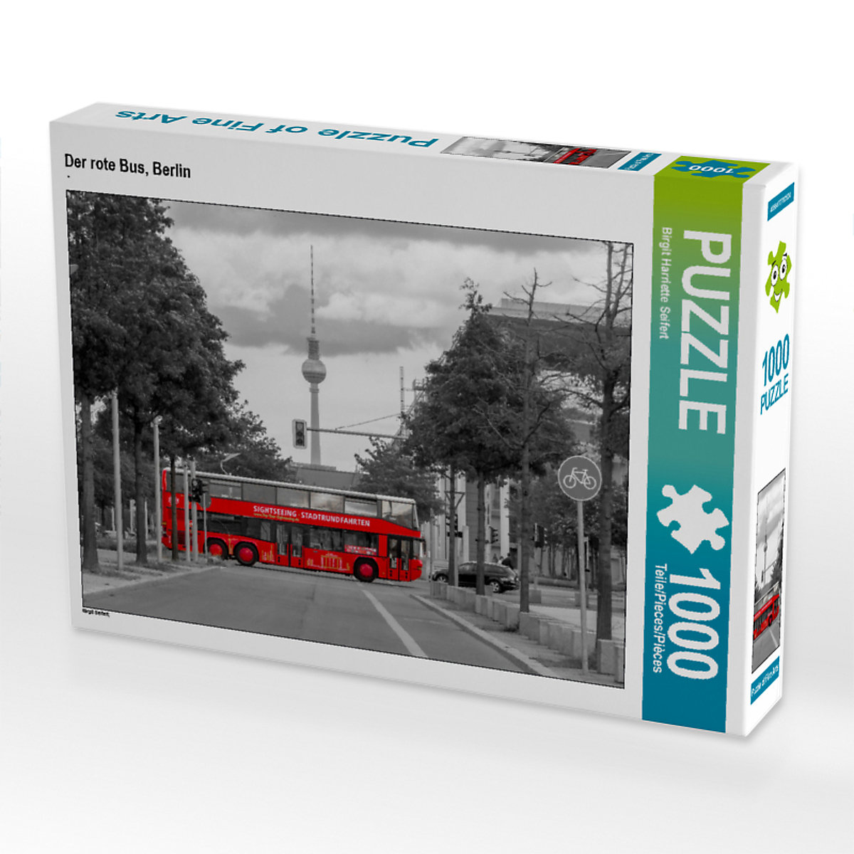 CALVENDO® Puzzle CALVENDO Puzzle Der rote Bus Berlin 1000 Teile Foto-Puzzle für glückliche Stunden
