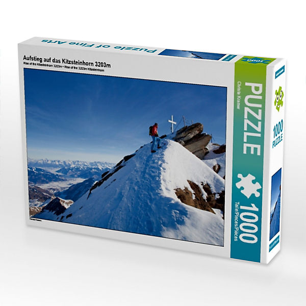 Puzzle CALVENDO Puzzle Aufstieg auf das Kitzsteinhorn 3203m - 1000 Teile Foto-Puzzle für glückliche Stunden