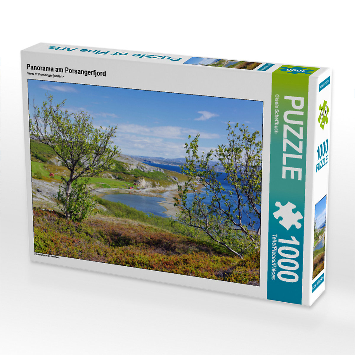 CALVENDO® Puzzle CALVENDO Puzzle Panorama am Porsangerfjord 1000 Teile Foto-Puzzle für glückliche Stunden