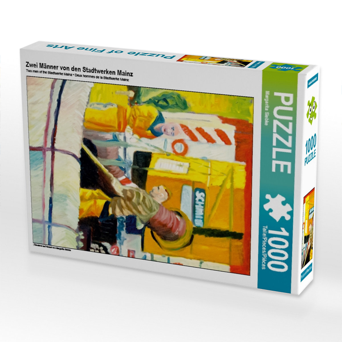 CALVENDO® Puzzle CALVENDO Puzzle Zwei Männer von den Stadtwerken Mainz 1000 Teile Foto-Puzzle für glückliche Stunden
