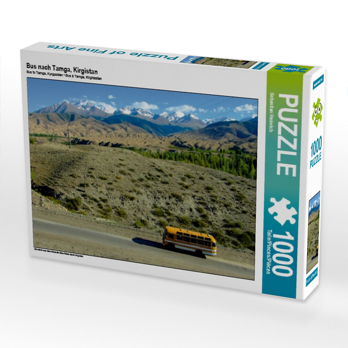 CALVENDO® Puzzle CALVENDO Puzzle Bus nach Tamga Kirgistan 1000 Teile Foto-Puzzle für glückliche Stunden