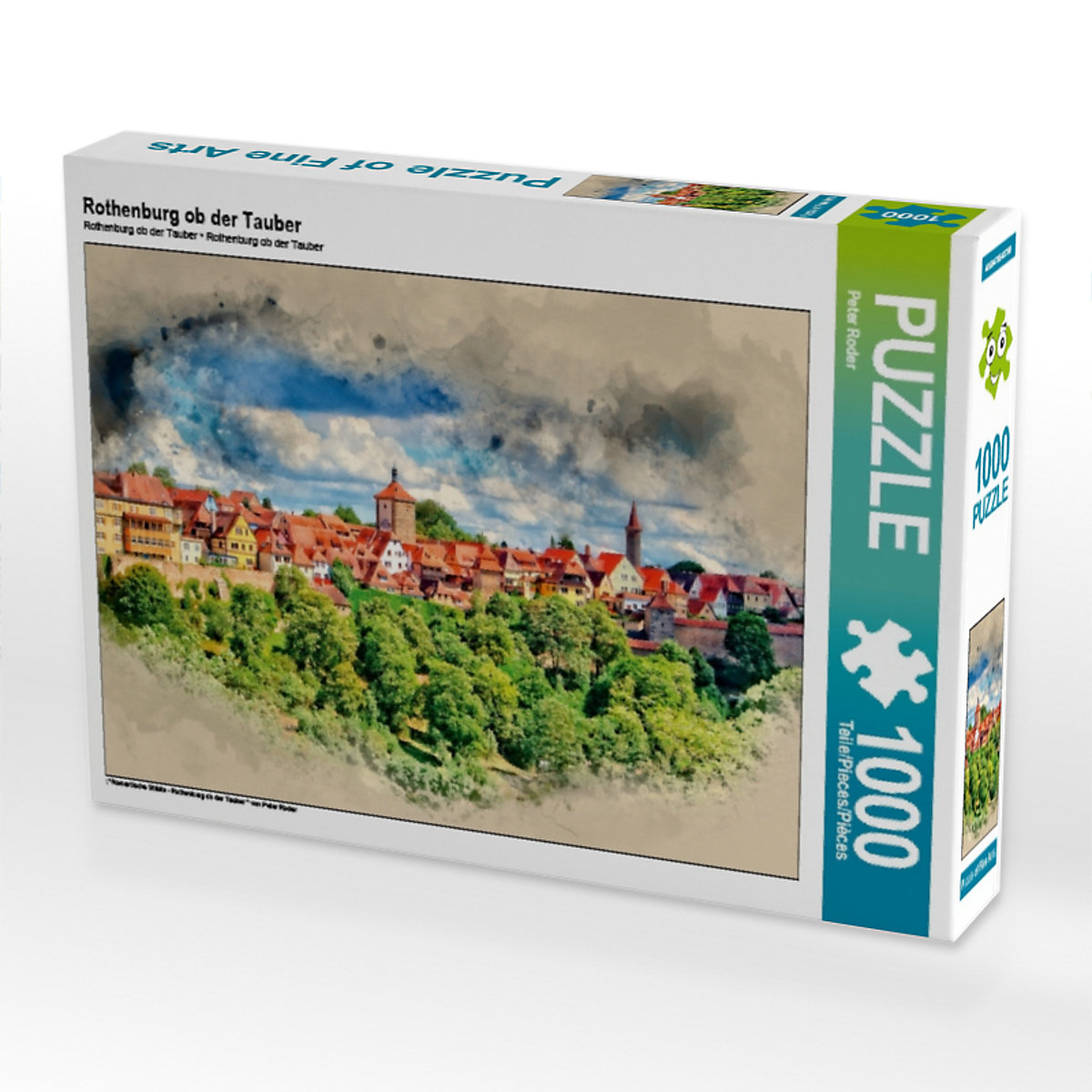 CALVENDO® Puzzle CALVENDO Puzzle Rothenburg ob der Tauber 1000 Teile Foto-Puzzle für glückliche Stunden