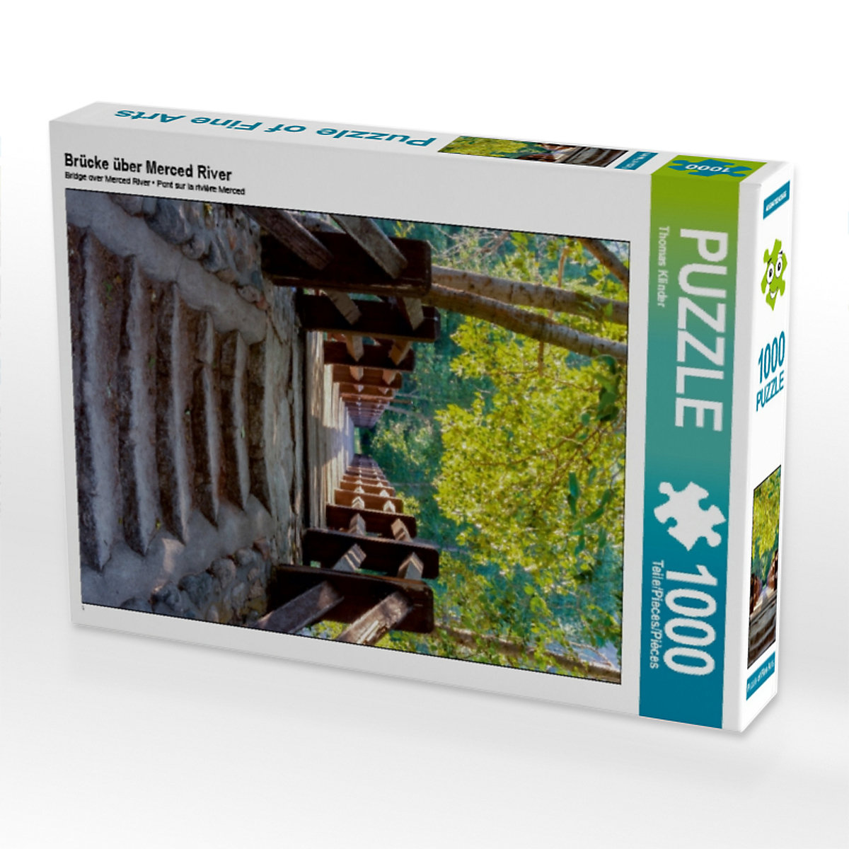 CALVENDO® Puzzle CALVENDO Puzzle Brücke über Merced River 1000 Teile Foto-Puzzle für glückliche Stunden