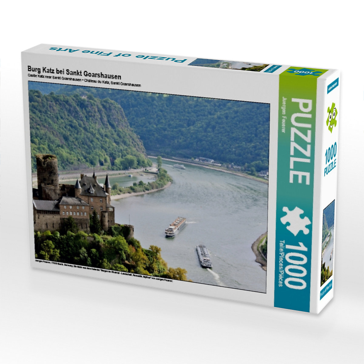 CALVENDO® Puzzle CALVENDO Puzzle Burg Katz bei Sankt Goarshausen 1000 Teile Foto-Puzzle für glückliche Stunden