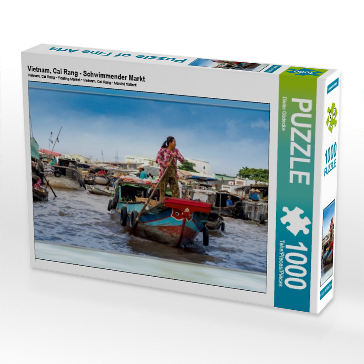 CALVENDO® Puzzle CALVENDO Puzzle Vietnam Cai Rang Schwimmender Markt 1000 Teile Foto-Puzzle für glückliche Stunden