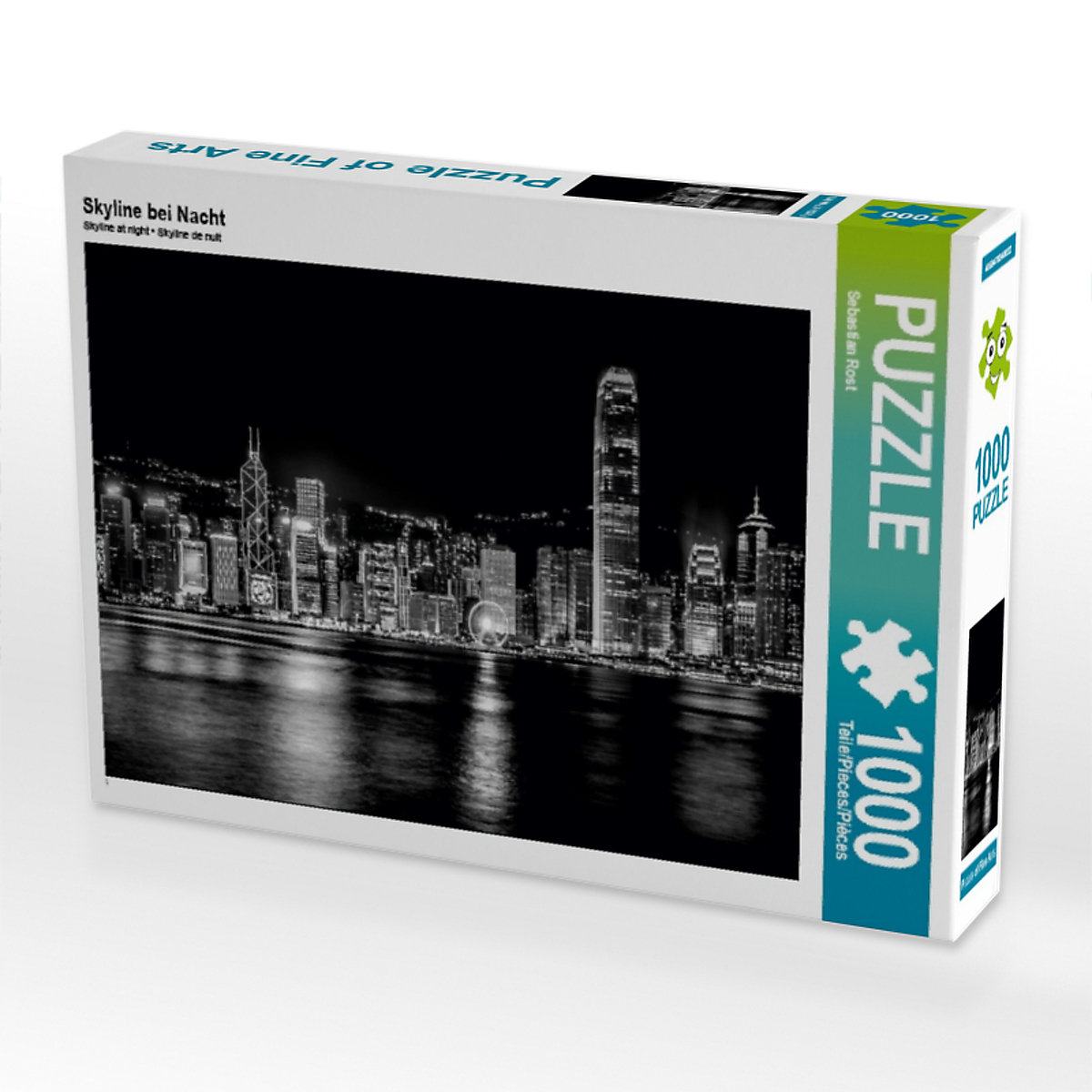 CALVENDO® Puzzle CALVENDO Puzzle Skyline bei Nacht 1000 Teile Foto-Puzzle für glückliche Stunden