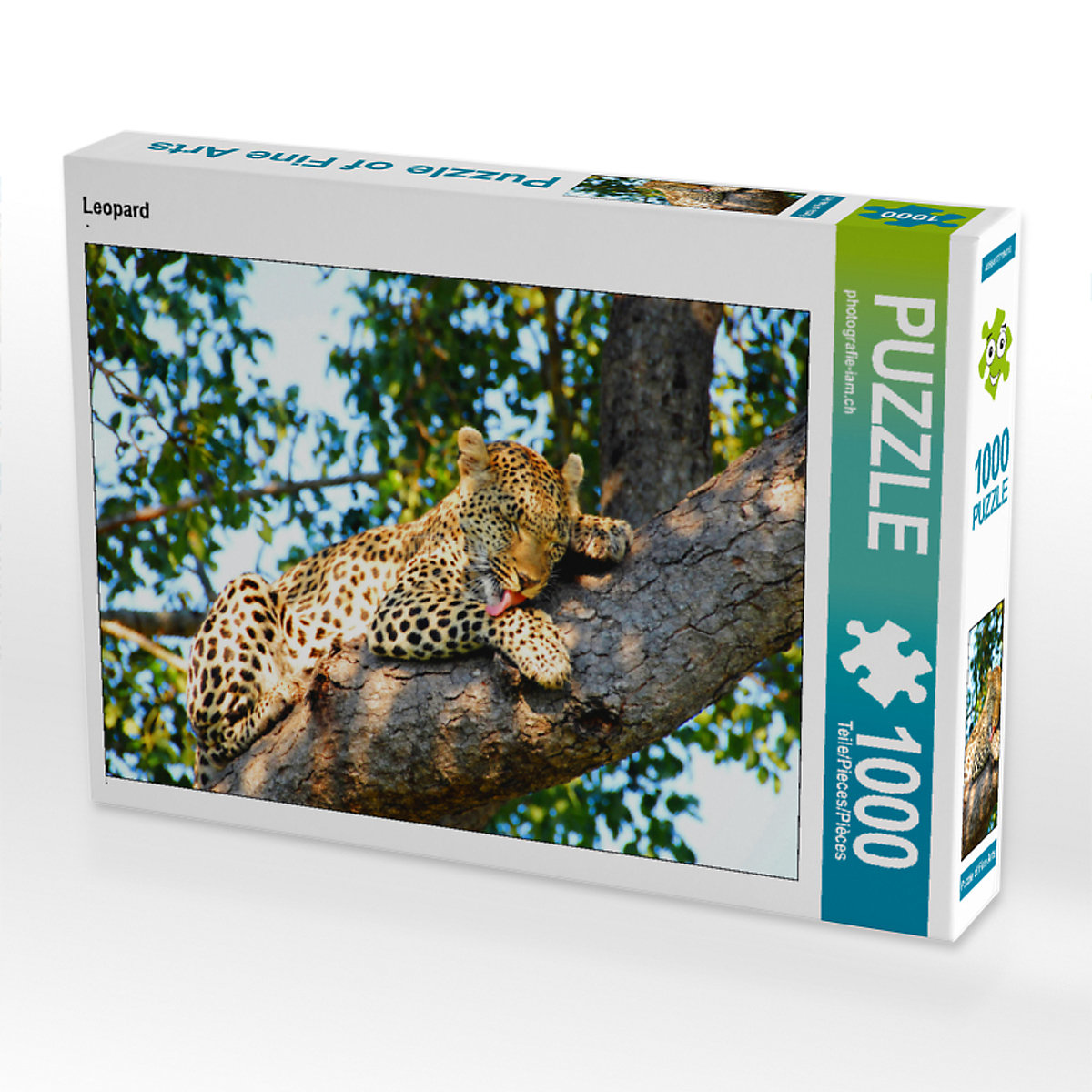 CALVENDO® Puzzle CALVENDO Puzzle Leopard 1000 Teile Foto-Puzzle für glückliche Stunden