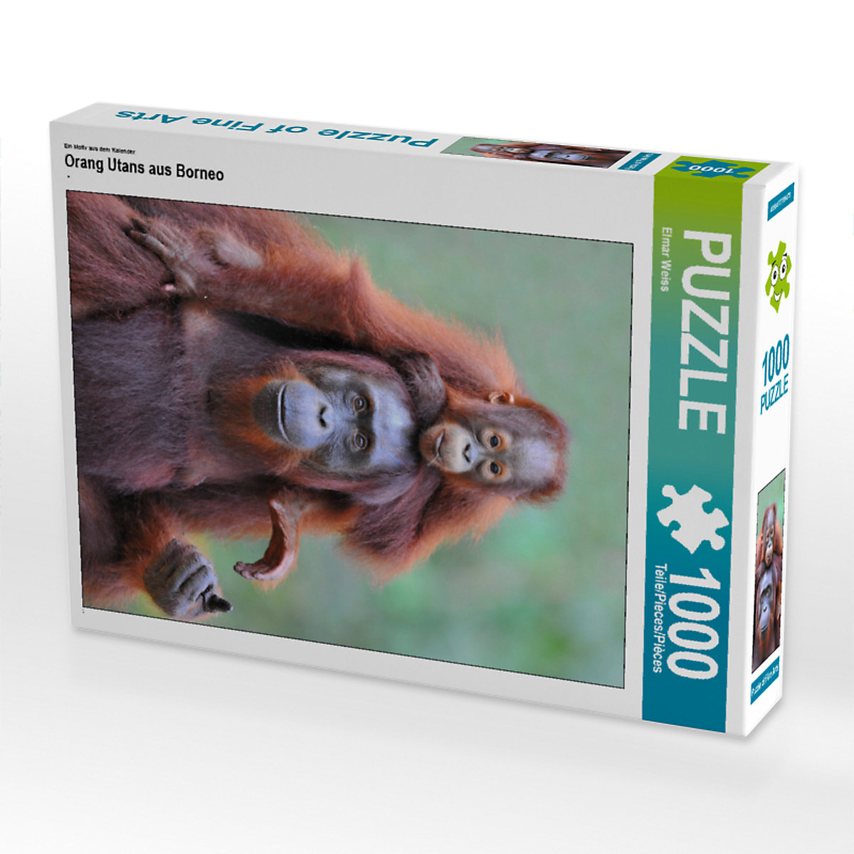 CALVENDO® Puzzle CALVENDO Puzzle Orang Utans aus Borneo 1000 Teile Foto-Puzzle für glückliche Stunden