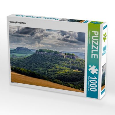 CALVENDO® Puzzle CALVENDO Puzzle Festung Königstein 1000 Teile Foto-Puzzle für glückliche Stunden