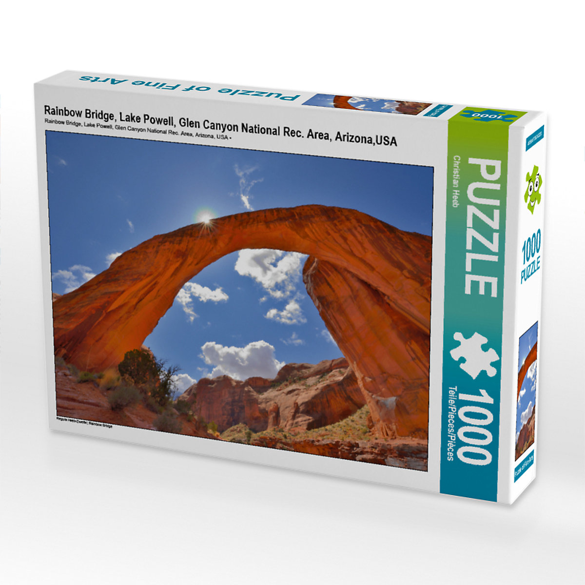 CALVENDO® Puzzle CALVENDO Puzzle Rainbow Bridge Lake Powell Glen Canyon National Rec. Area Arizona USA 1000 Teile Foto-Puzzle für glückliche Stunden